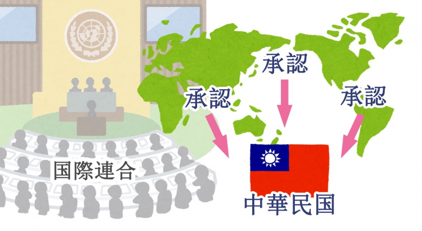 中国の代表権を維持する中華民国（台湾）